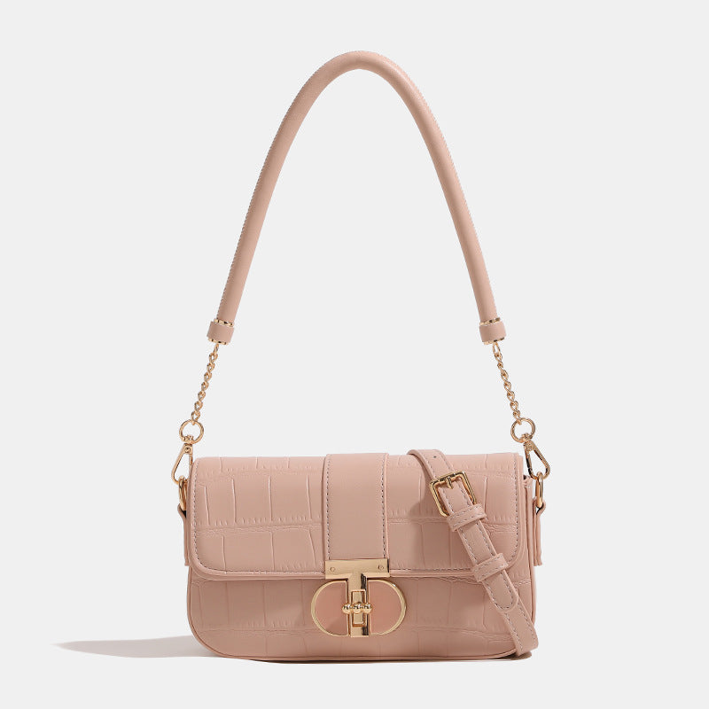 Women's French Style Oolong Underarm High Sense Crossbody Bags