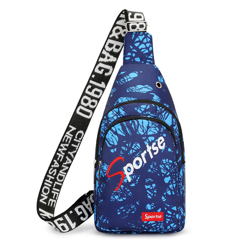 Men's Comfortable Fashion Cycling Out Versatile Men's Chest Bags