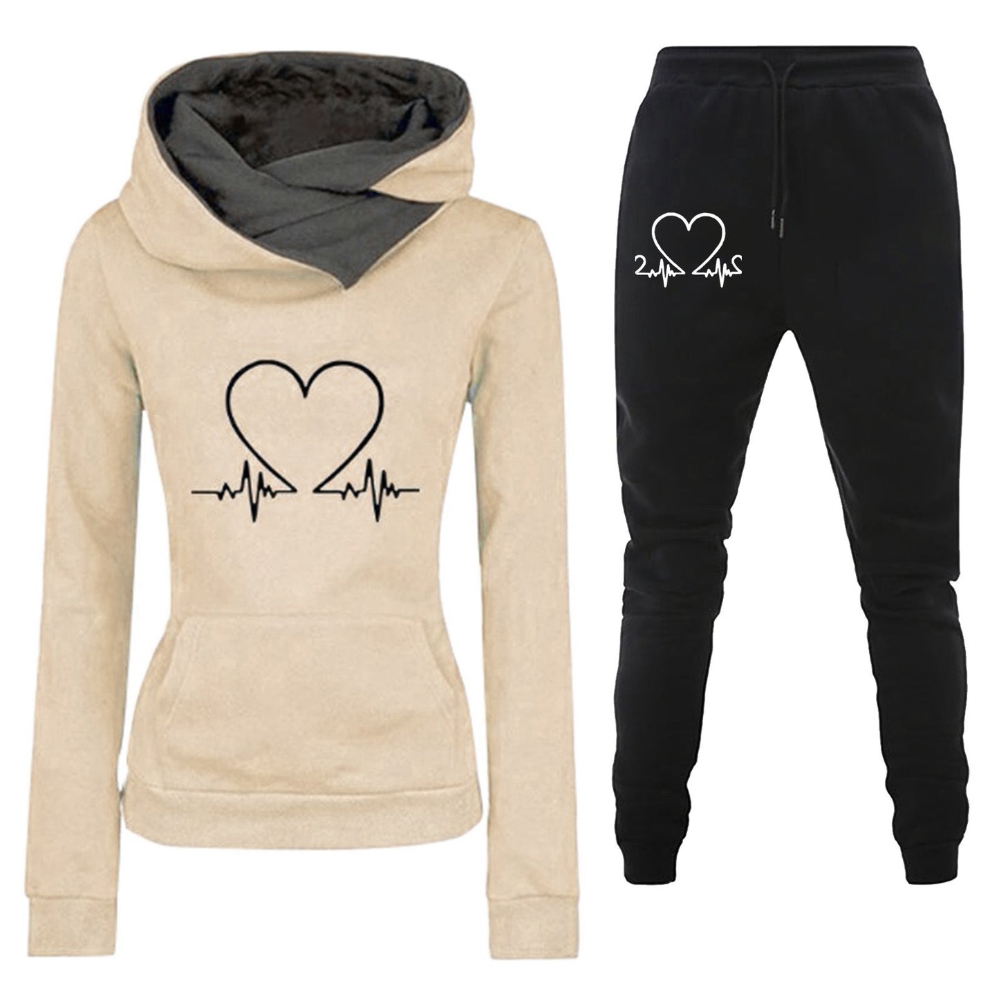 Spring Leisure Sports Heartbeat Frequency Female Women's Sweater, Sweater