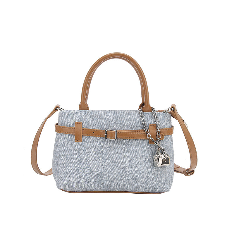 Niche Contrast Color Platinum High Sense Handbags