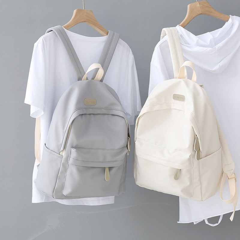 Female High College Junior's Korean Simple Middle School Students' Schoolbags