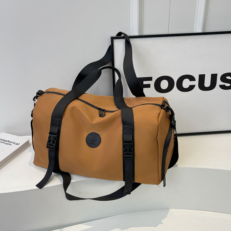 Women's & Men's & Large Capacity Swim Solid Color Simple Travel Bags