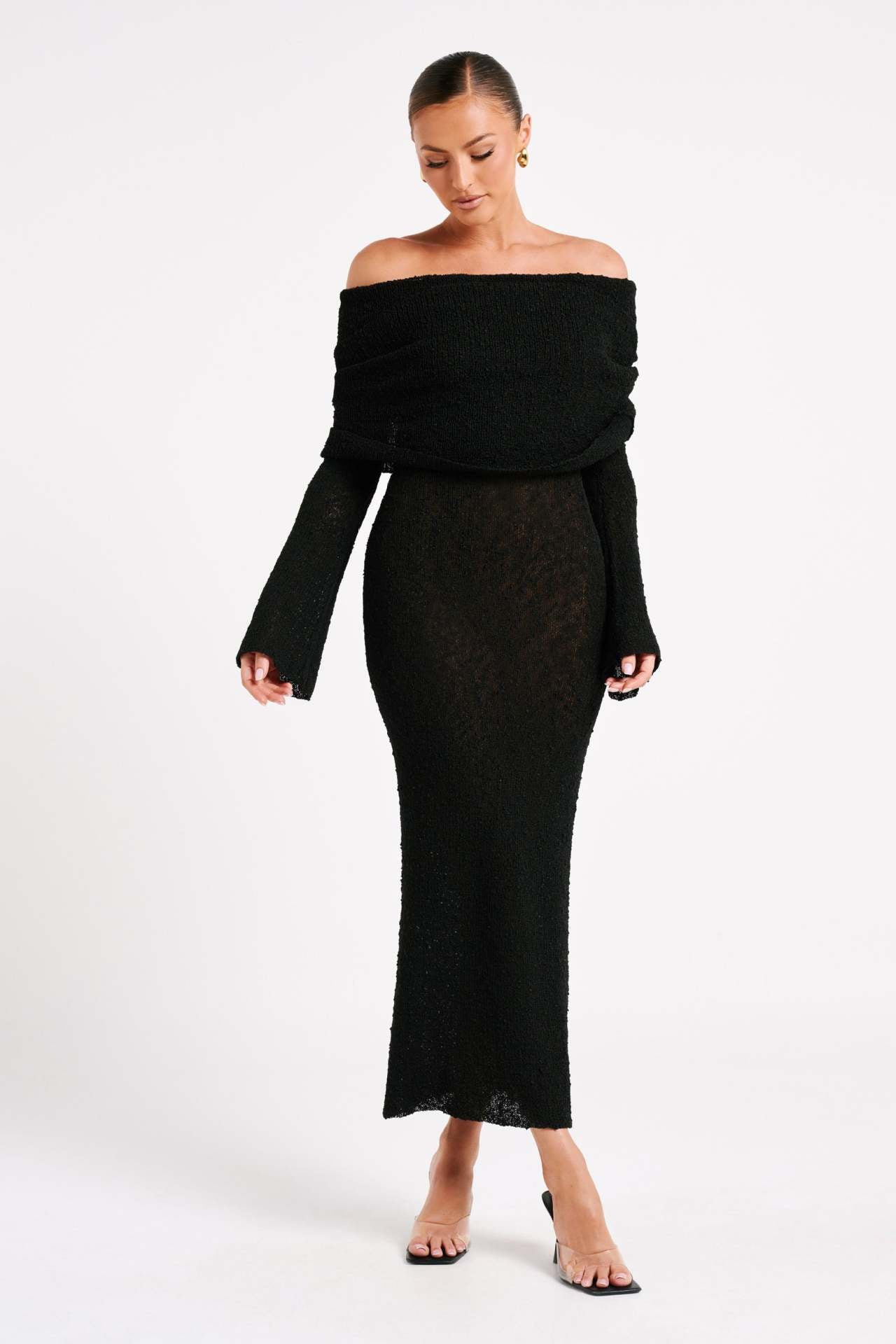Beach Vacation Cover-up Slimming Flared Sleeves Dresses