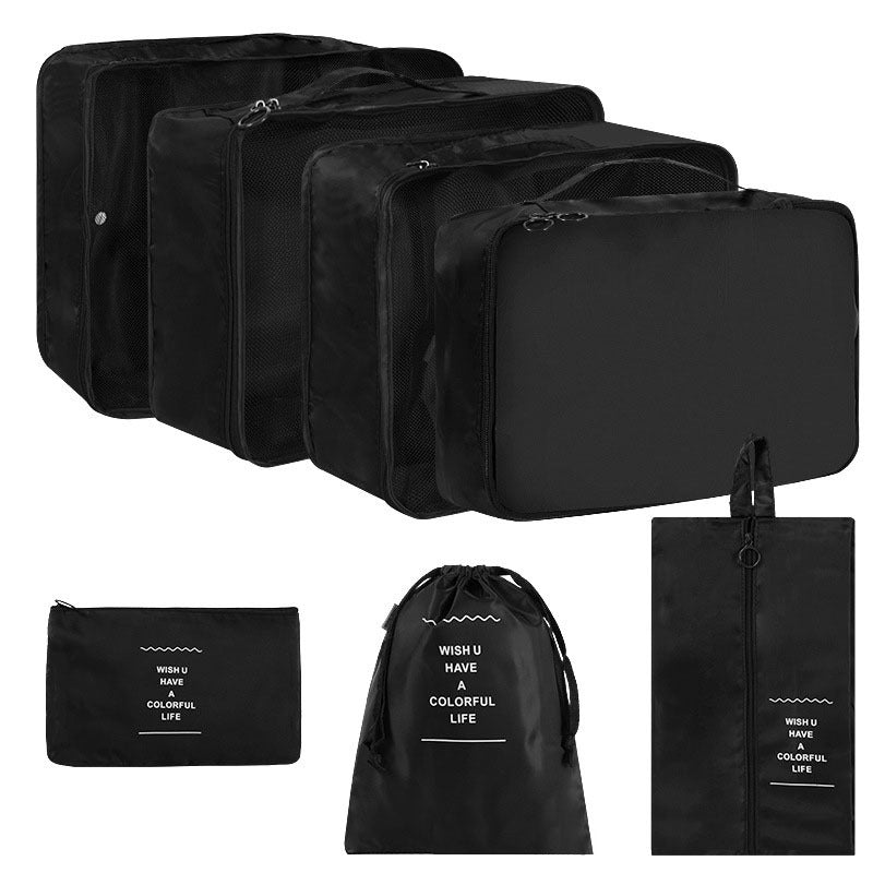 Korean Buggy Set Large Capacity Clothing Shoes Cosmetics Travel Bags