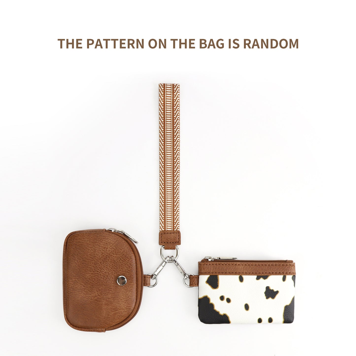 Women's Fashion Chessboard Wrist Portable Simple Mini Card Holder