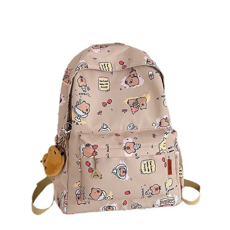 Female Style Large Capacity Leisure Cute Middle School Students' Schoolbags