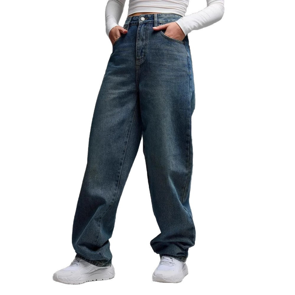 Women's Creative Attractive Beautiful Russian Mop Jeans