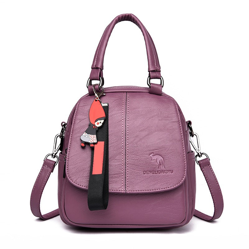 Women's Classic Fashionable Soft Leather Textured Crossbody Bags