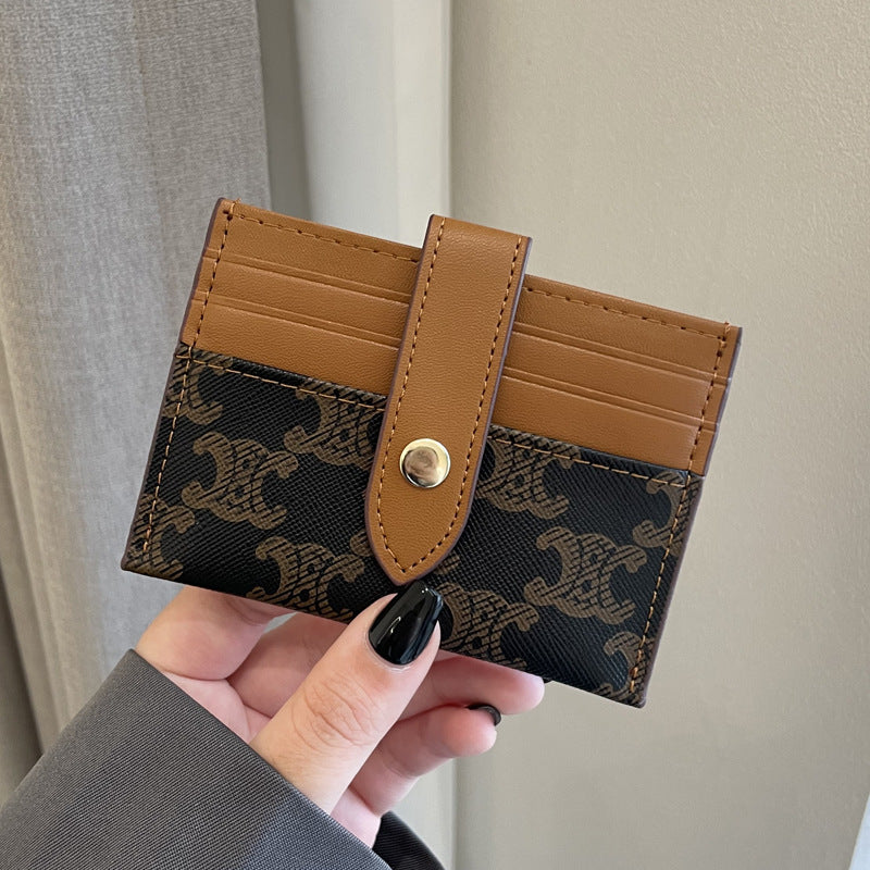 Female Multiple Slots Exquisite Niche Advanced Card Holder