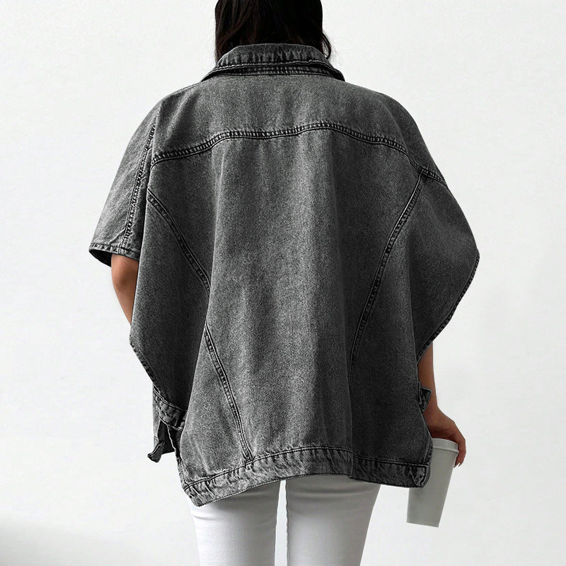 Women's Large Fashion Denim Sleeve Small Jackets