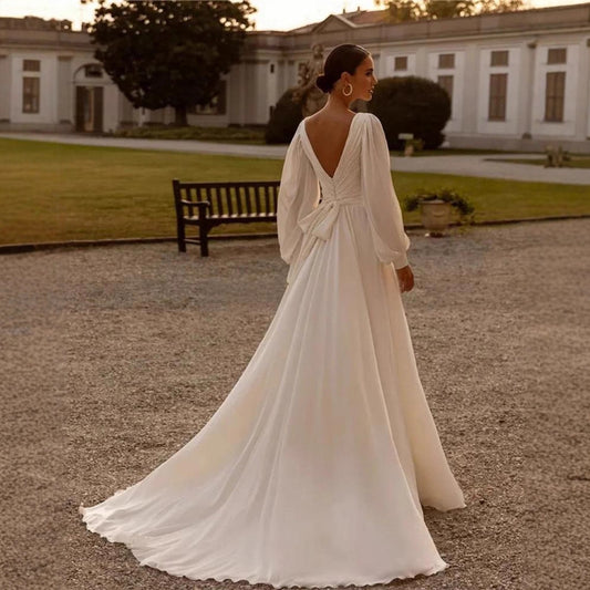 Elegant Versatile Light Dress Summer Chiffon Wedding Dresses