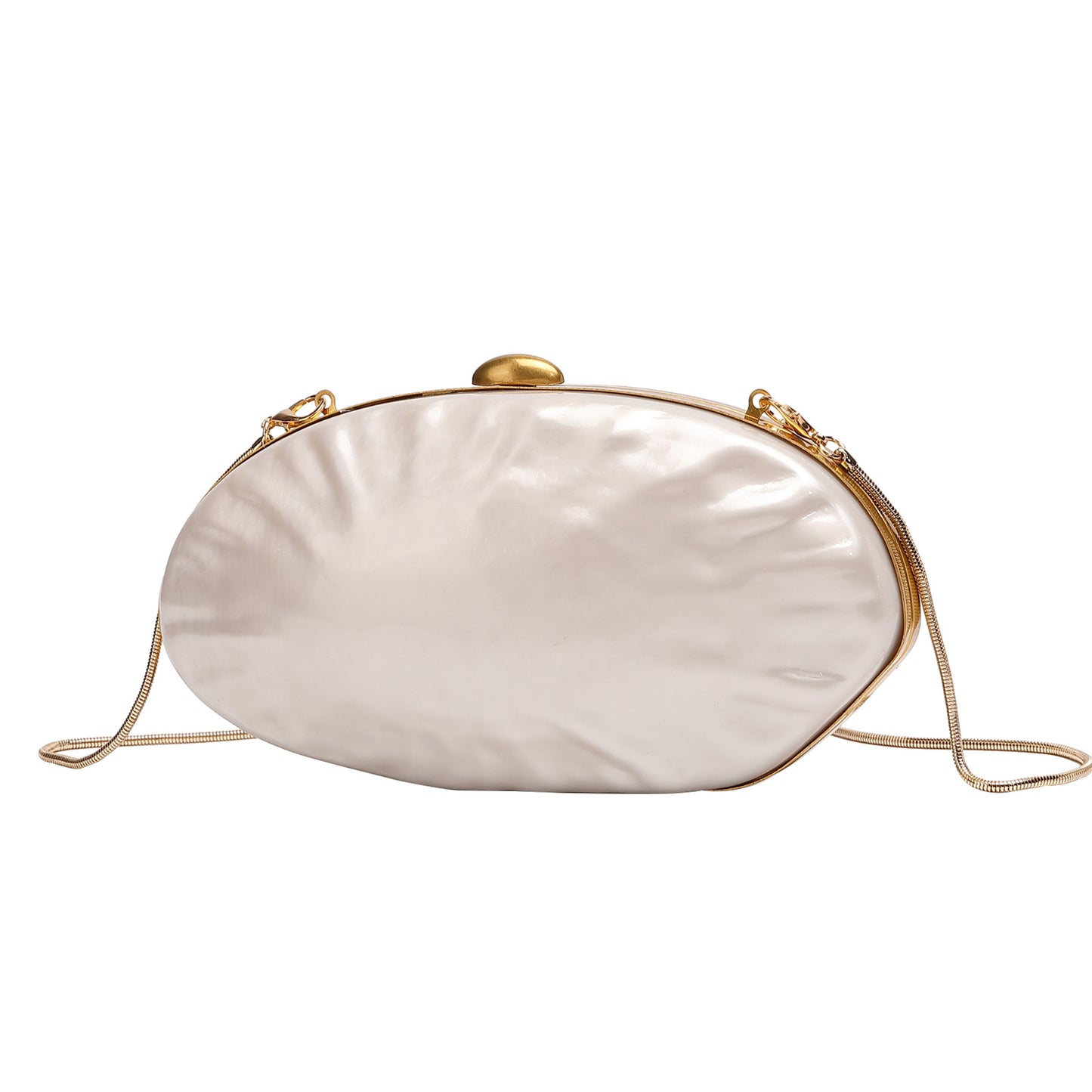 Women's Egg Acrylic Clutch Dinner Banquet Evening Bags