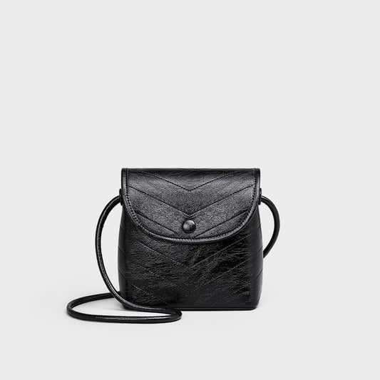 Women's One Genuine Leather Mini Mobile Crossbody Bags