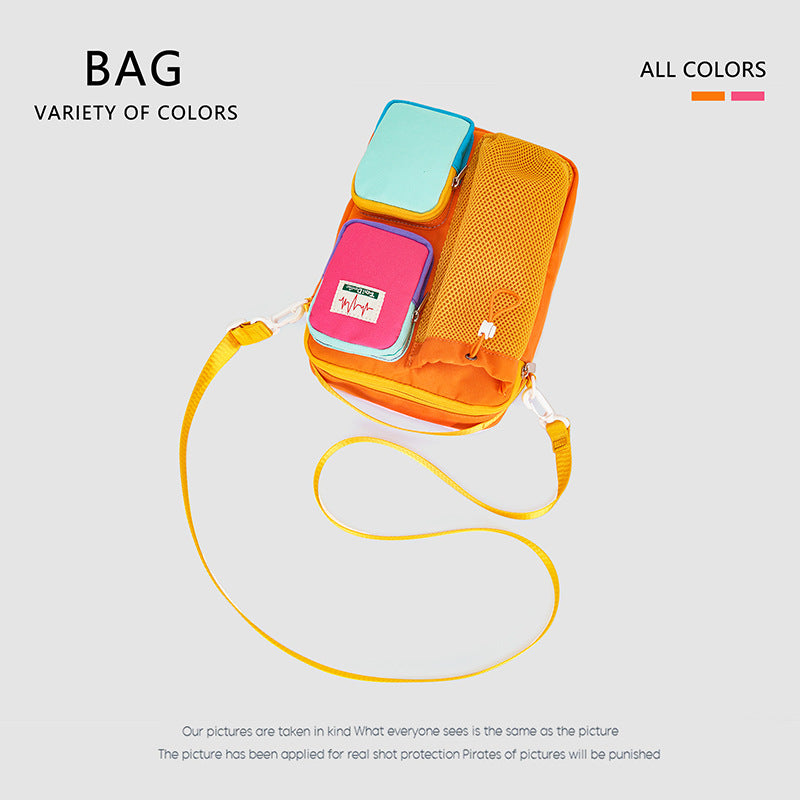 Little Ducks Single Large Capacity Fashion Color Mountaineering Backpacks