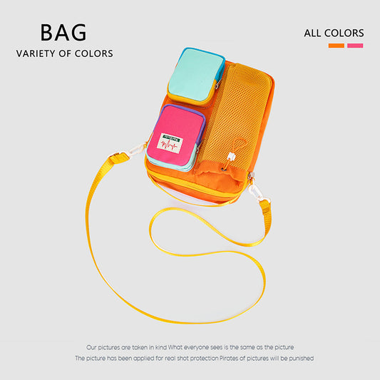 Little Ducks Single Large Capacity Fashion Color Mountaineering Backpacks