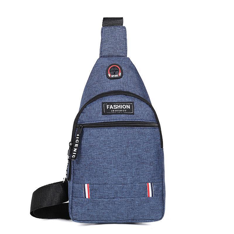 Men's Can Hold Headphones Waterproof Oxford Cloth Bags