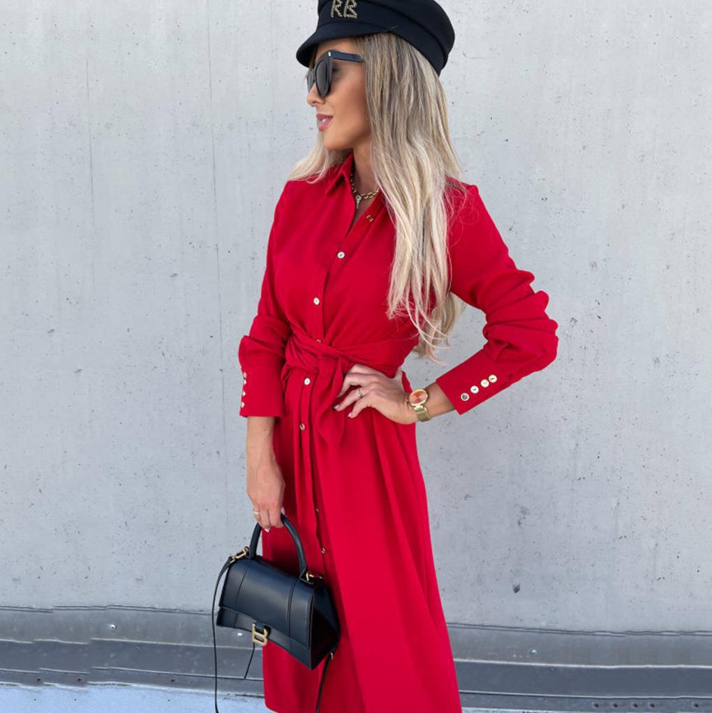 Women's Long Solid Color Sleeve Big Hem Cardigans