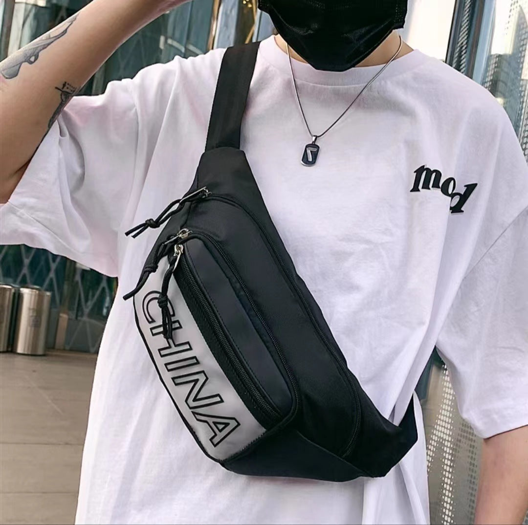 Men's Pretty Summer Fashion Boy National Men's Chest Bags