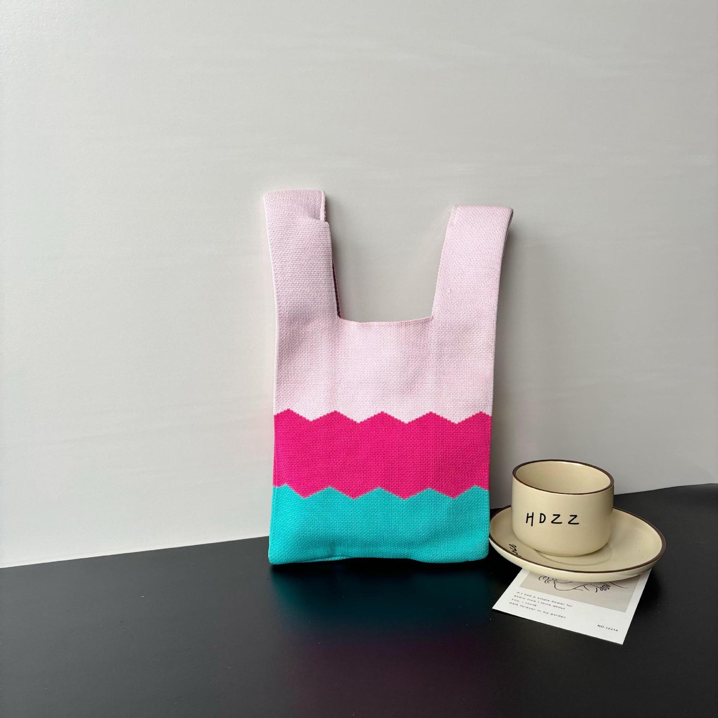 Cartoon Wrist Large Capacity Minority Hand Handbags