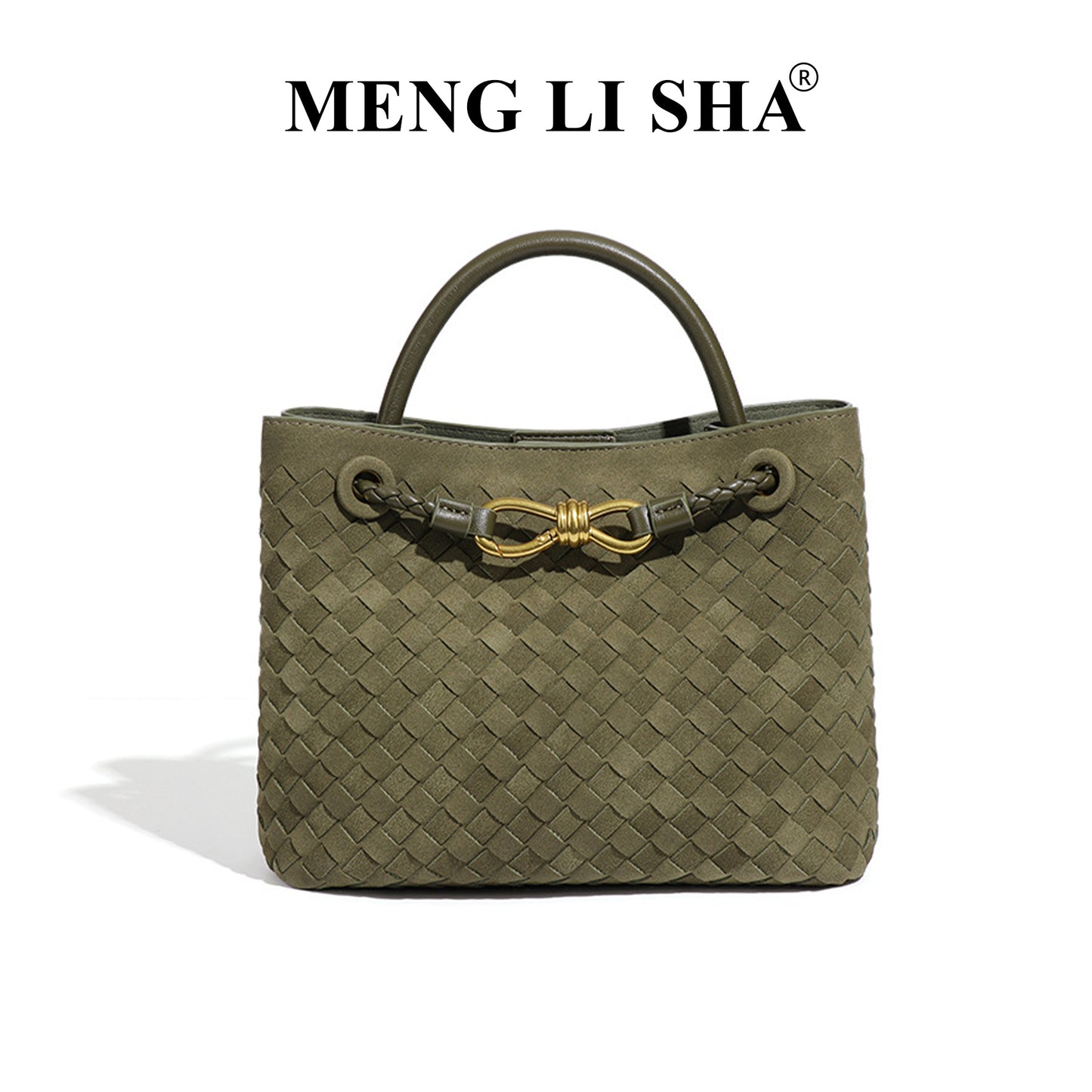 Cool Stylish Frosted High-grade Hand-woven Fashion Bags