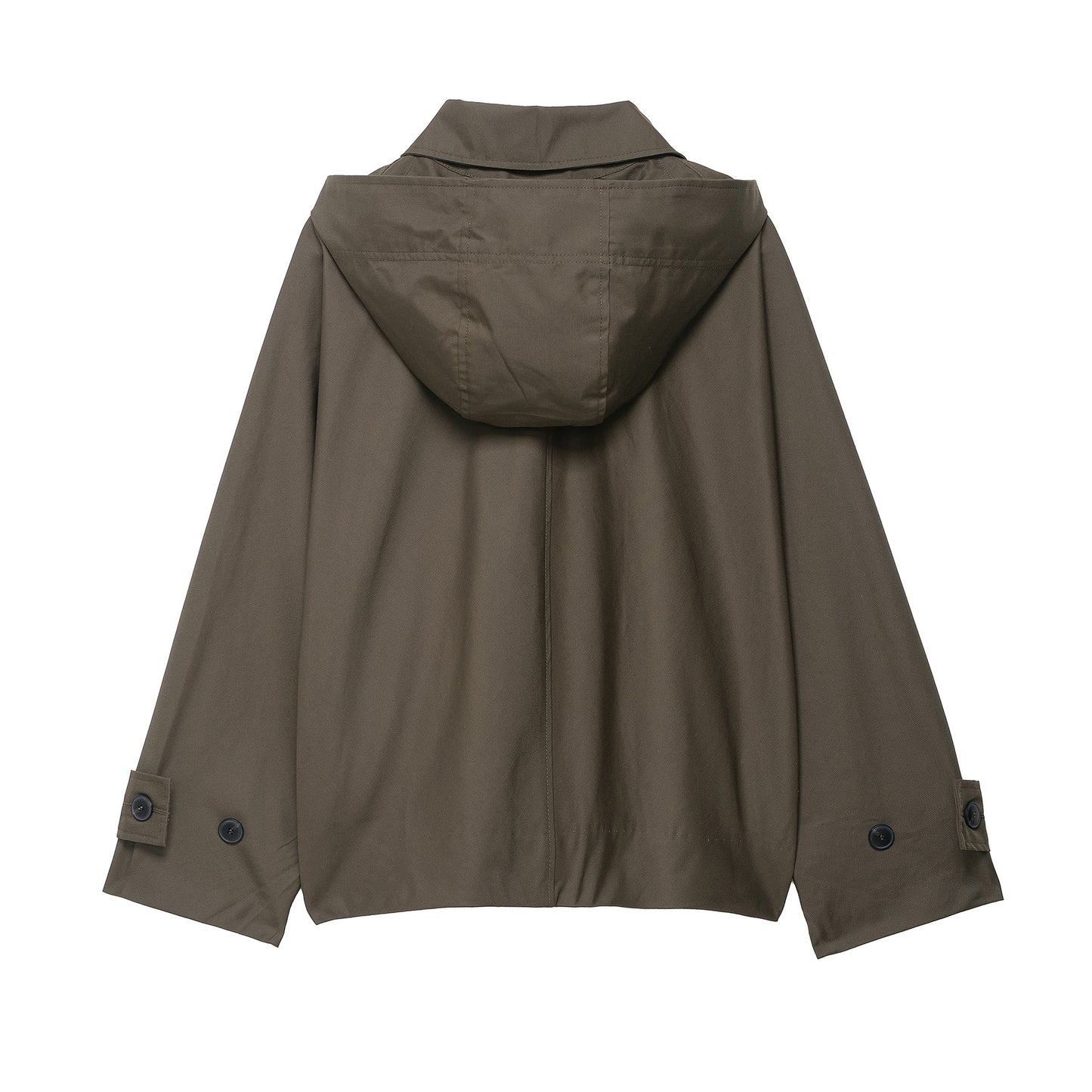 Autumn Waterproof Lapel Hooded Loose Trench Coats