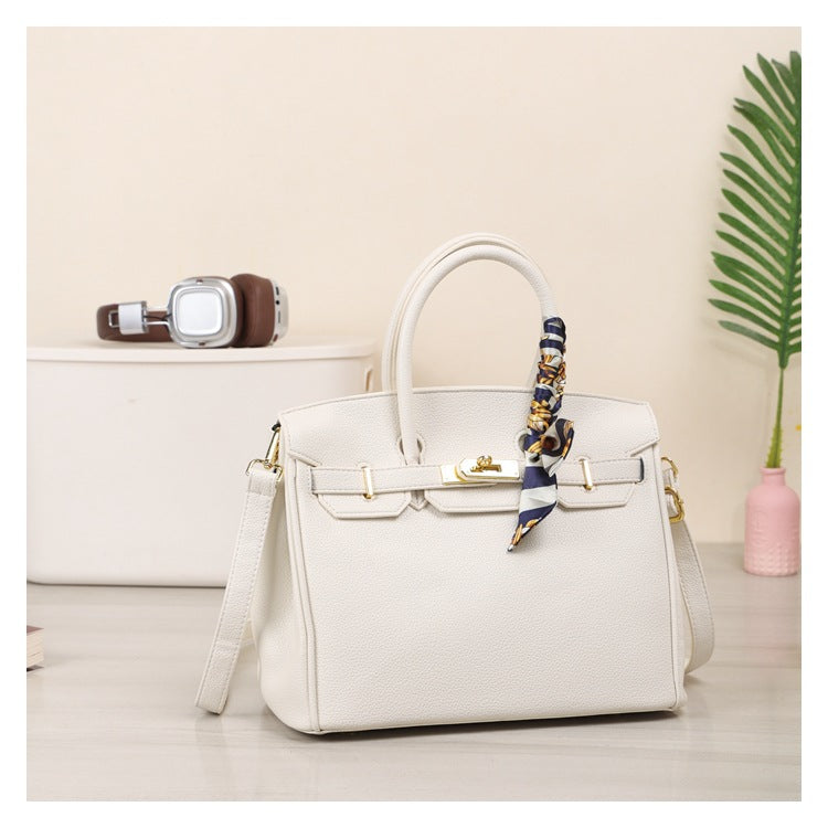 Versatile Women's Kelly Silk Scarf Twist Crossbody Bags