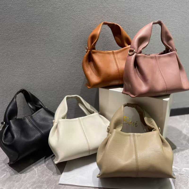 Unique Graceful Beautiful Genuine Leather Cloud Bags