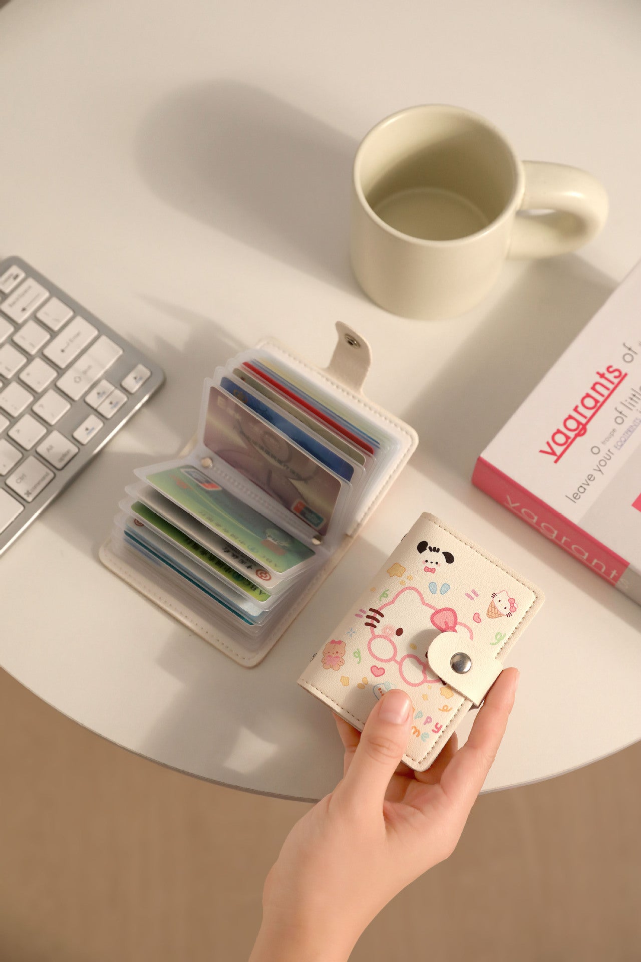 Mary Cartoon Cute Large Capacity Multiple Slots Card Holder