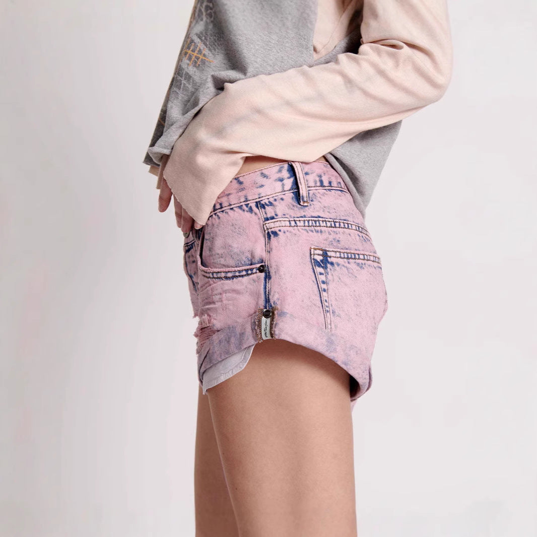 Casual Charming Women's Summer Denim Washed Women's Jeans
