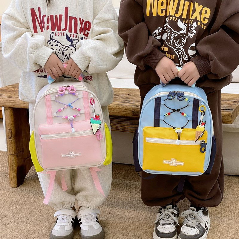 Creative Glamorous Large Capacity Canvas Leisure Kindergarten School Bags