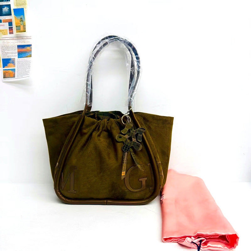 Women's Thailand Limited Deerskin Veet Embroidered Fashion Handbags