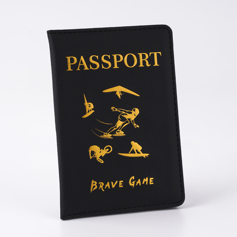Power Creative Gilding Passport Cover Credentials Card Holder