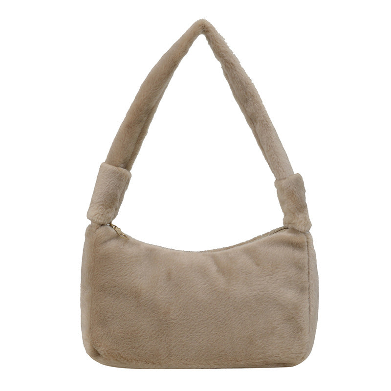 Women's Plush Popular Underarm Fashion Trendy Western Bags