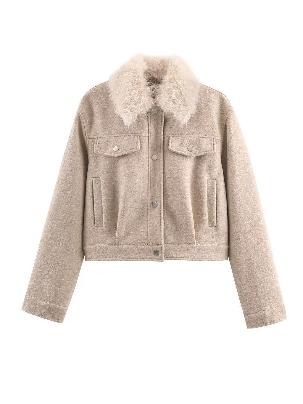 Women's Winter Fleece Lined Padded Warm Keeping Jackets
