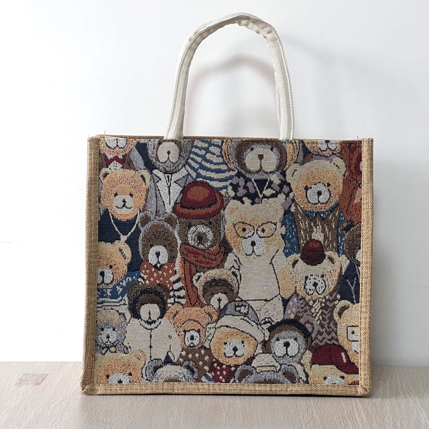 Women's Style Good-looking Literary Large Capacity Cotton Linen Handbags