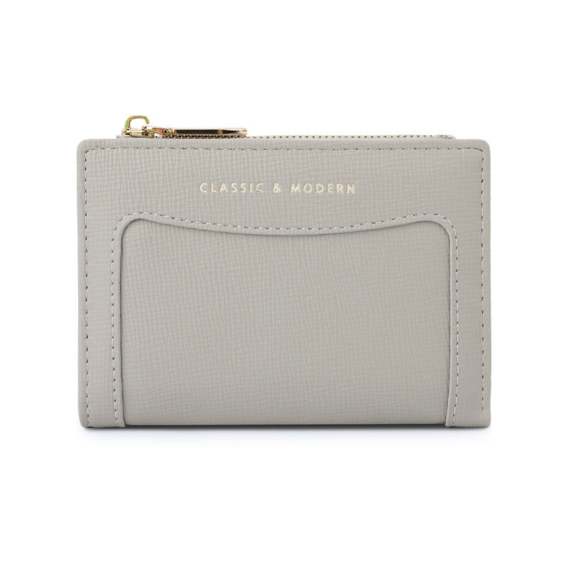 Women's Unique Stitching Fashion Short Design Ladies Wallets