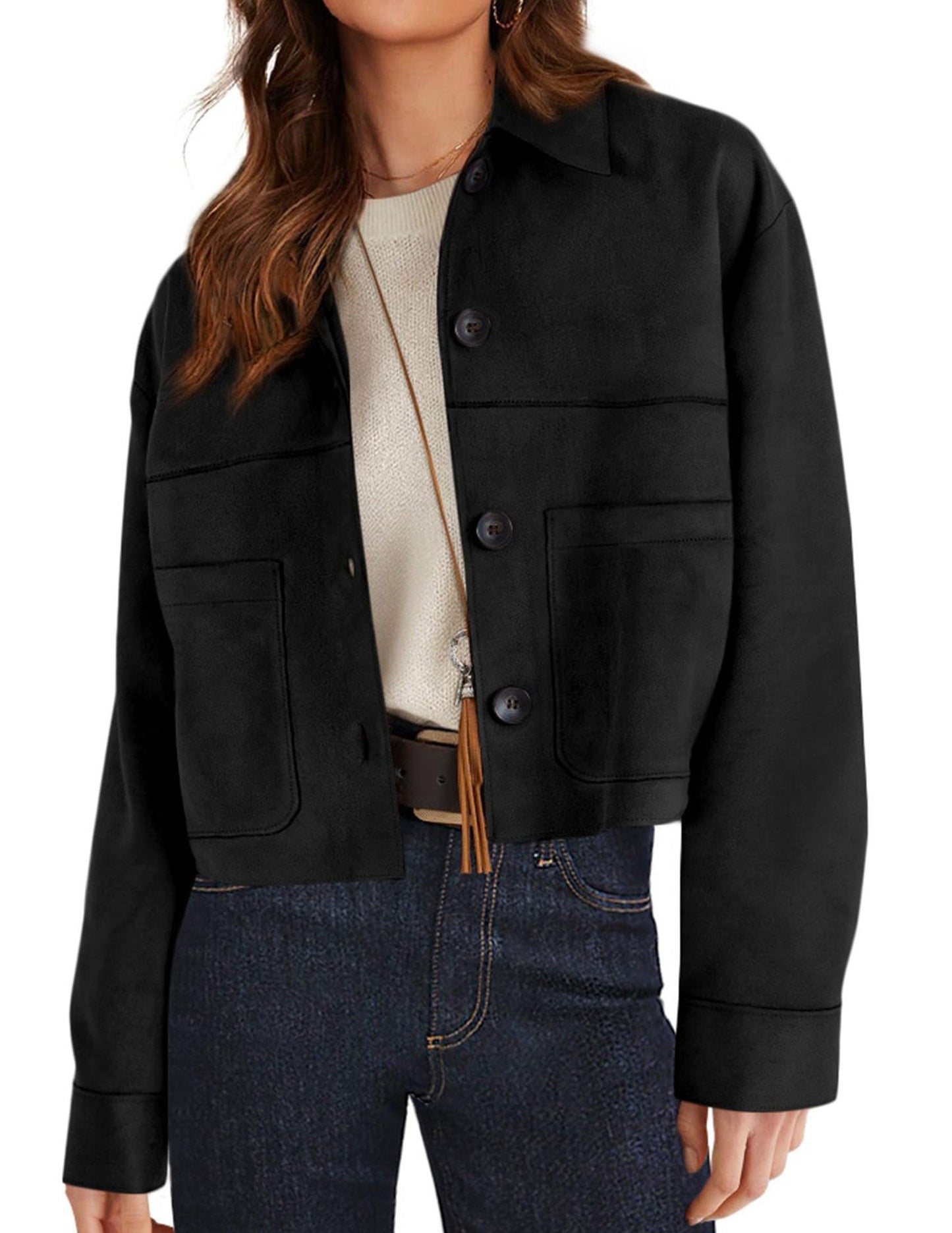 Women's Winter Suede Casual Lightweight Autumn Fashion Clothing