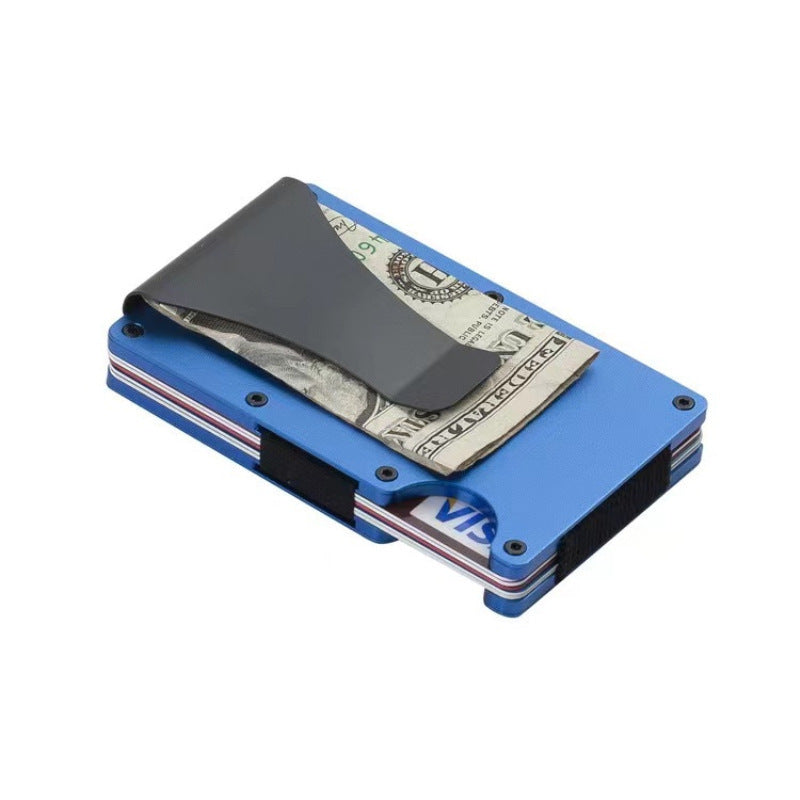 Elegant Credit Box Aluminum Alloy Metal Card Holder