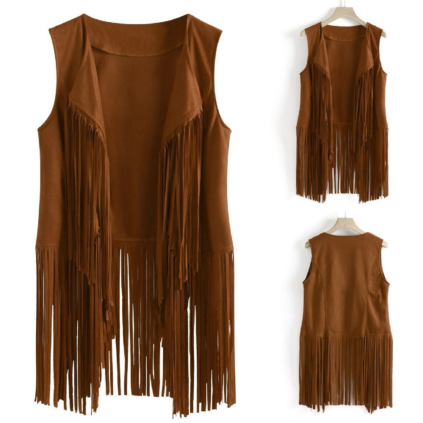 Unique Women's Personalized Tassel Sleeveless Fashion Women's Vest