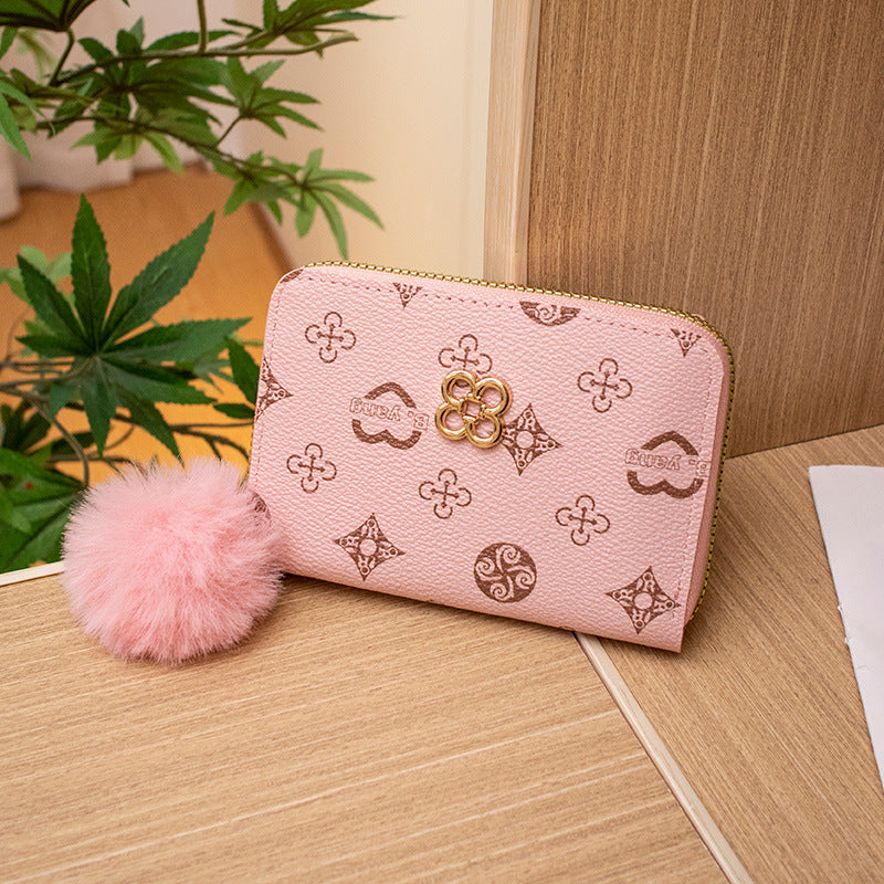 Pretty Fashion Retro Premium Plush Live Ladies Wallets