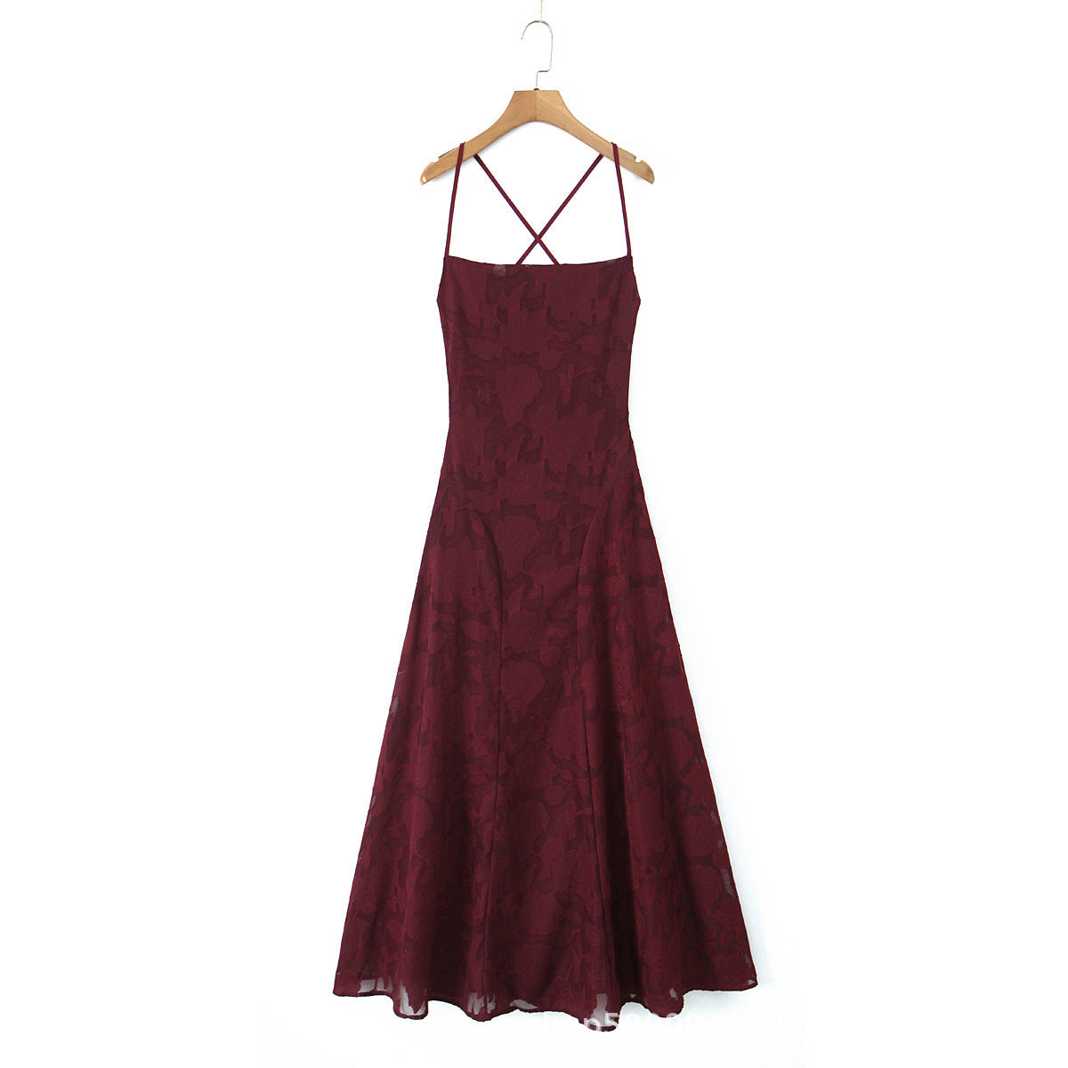 French Retro Fashion Tube Backless Temperament Large Dresses
