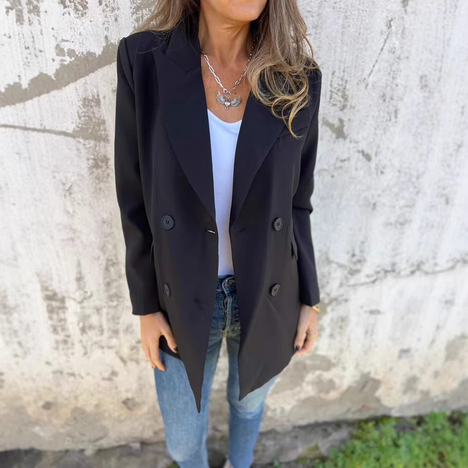 Women's Solid Color Fashion Long Sleeve Button Clothing