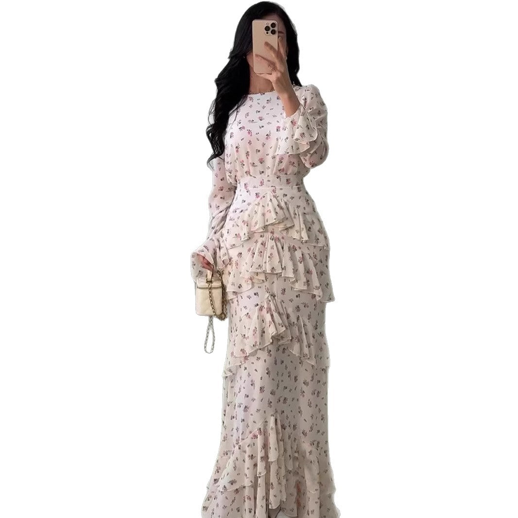 Women's Elegant Graceful Long Sleeve Dress Fashion Dresses