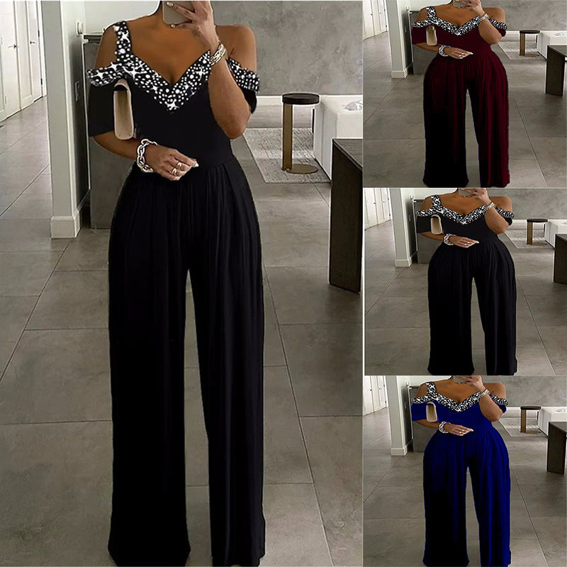 Innovative Cool Women's One-piece Dress Printed Jumpsuits