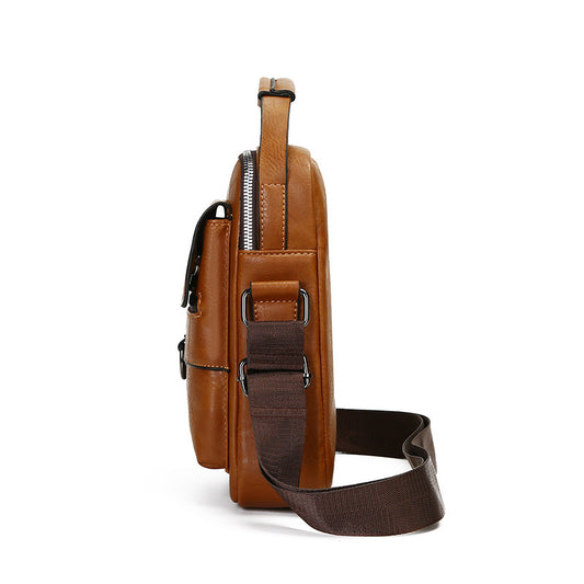 Men's Kangaroo Trip Simple Large Capacity Vertical Men's Messenger Bags