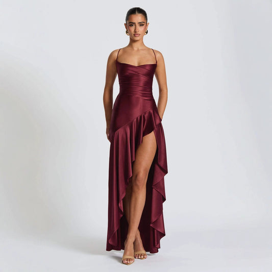 Women's Sexy Hot Formal Dress With Backless Lace Dresses