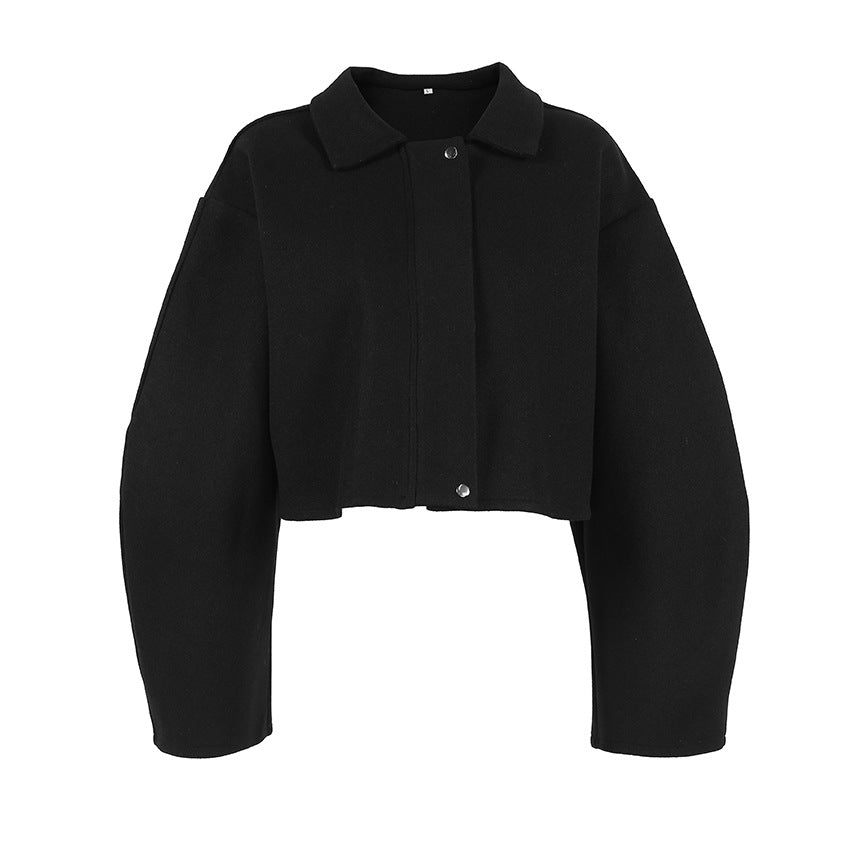Women's Autumn Fashion Casual Machete Lapel Zipper Coats