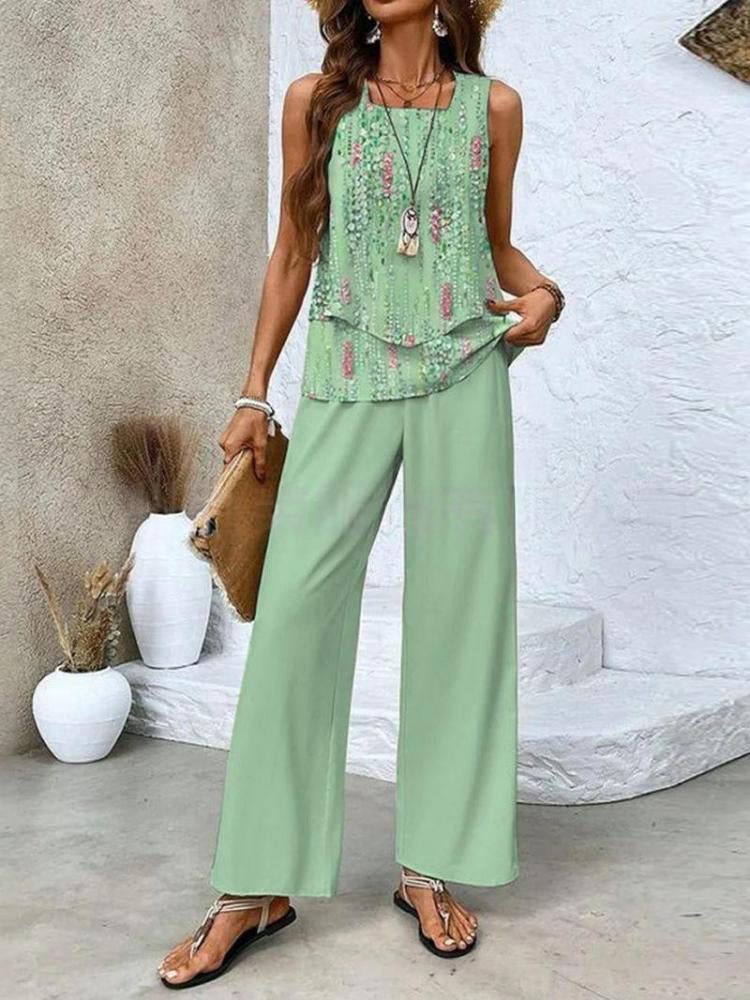 Pretty Durable Beautiful Casual Women's Sleeveless Fashion Casual Suit