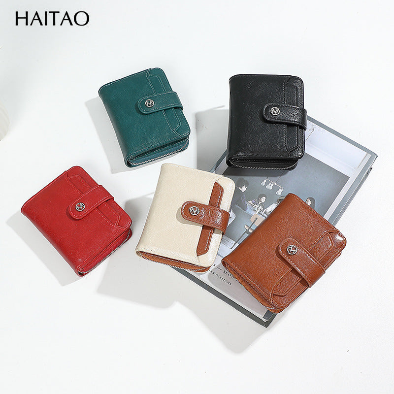 Women's Multiple Slots Fashion Female Korean Simple Ladies Wallets