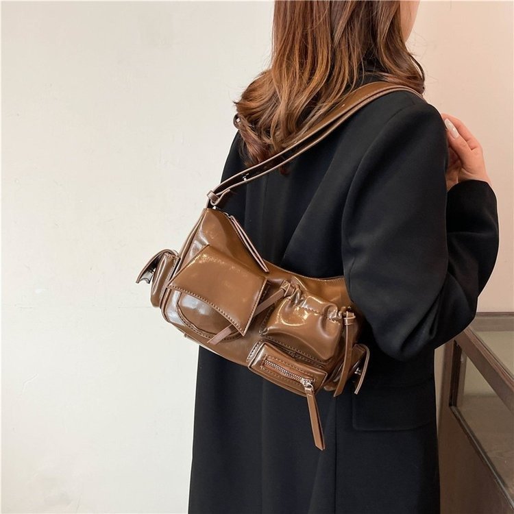 Women's Versatile Motorcycle Underarm For Commuter Crossbody Bags